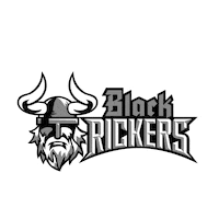 Viking Black Rickers Sticker by Black Rickers Baseball Softball Club