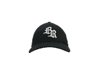 Baseball Hat Black Rickers Sticker by Black Rickers Baseball Softball Club