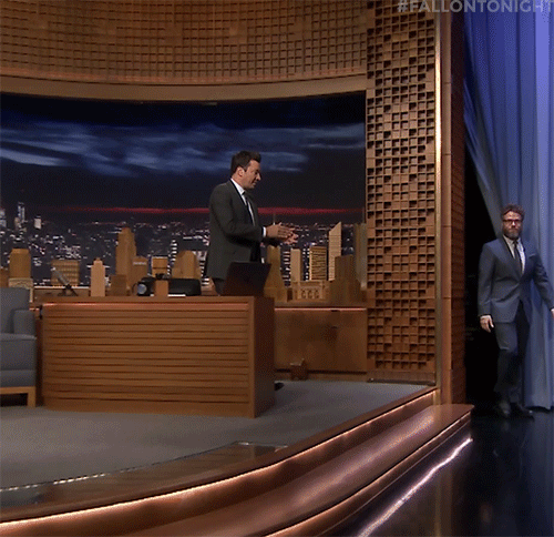 jimmy fallon entrance GIF by The Tonight Show Starring Jimmy Fallon