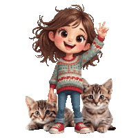Boys Girls Ugly Sweater Sticker