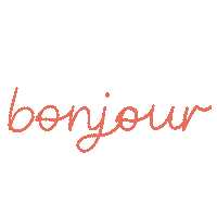 Bonjour Sticker by Eva's Café