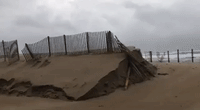 North Carolina Dunes Destroyed After Hurricane Florence Batters Coast