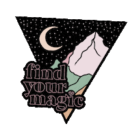 Find Your Magic Sticker by Hair Love Tribe