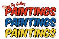 Art Paintings Sticker by young soy gallery