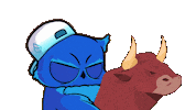 Bull Run Money Sticker by BigBrains
