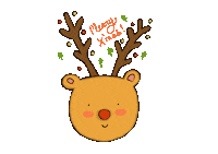 Merry Xmas Rednosereindeer Sticker by cypru55