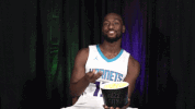 basketball wink GIF by Charlotte Hornets