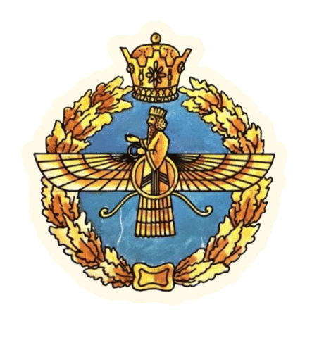 Iran Flag Pahlavi Sticker by Golesorkh Co.