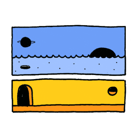sea planet Sticker by chehehe