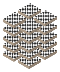 Black And White Chess Sticker by Shallow Lagoon