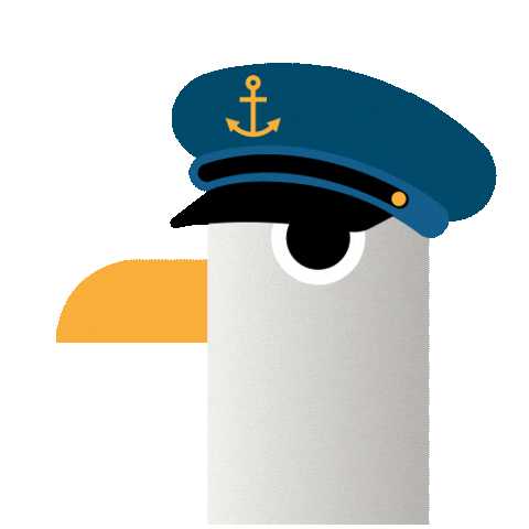 Sea Gull Hat Sticker