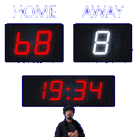 8 Away Sticker