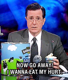 Stephen Colbert Eating GIF by Entertainment GIFs