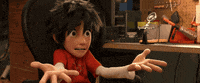 big hero 6 paper GIF by Disney