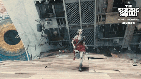 Harley Quinn Running GIF by The Suicide Squad