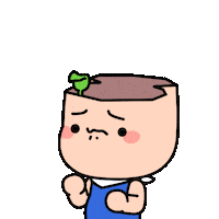 Sad Character Sticker by haenam