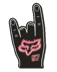 Tahnee Seagrave Foam Finger Sticker by Fox Racing