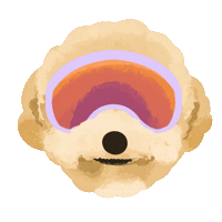 Happy Dog Sticker
