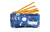 Munchkits space bag snack bag kids snack Sticker