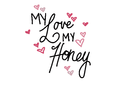 _yochabel love heart hearts honey Sticker