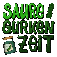 ein_himmelskind sommer pickles zeit sauer Sticker