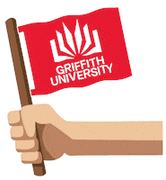 Flag Sticker by Griffith University
