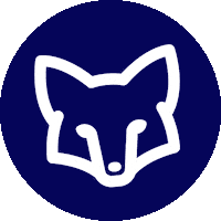 FoxEducation logo fox round foxy Sticker