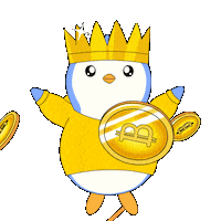 Crypto Penguin Sticker by Pudgy Memez