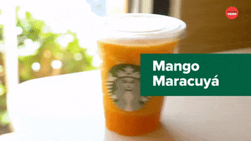 Starbucks Mango GIF by BuzzFeed