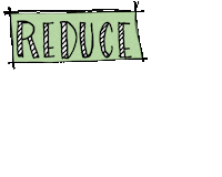Environment Reduce Sticker by Louisa Dellert