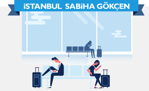 Travel Landing GIF by Sabiha Gökçen Havalimanı