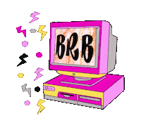 Glitch Computer Sticker