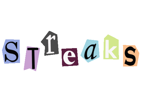 Vintage Letters Sticker