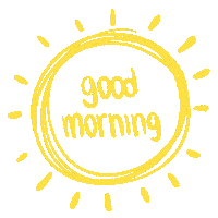 Good Morning Sun Sticker