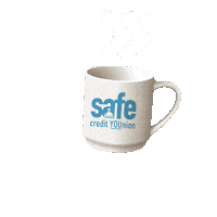 SAFE_Credit_Union coffee money monday purple Sticker