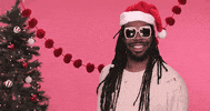 Holiday Shrug GIF by DRAM