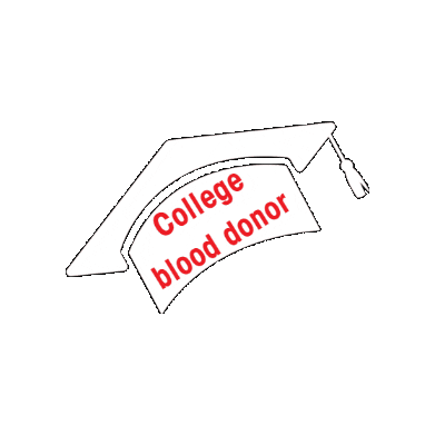 Graduation Blood Donor Sticker by Lifeline Blood Services