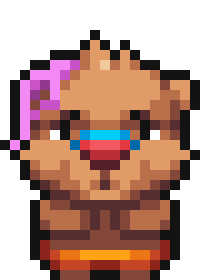 badkidgames games bear kid walk Sticker
