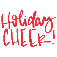 seasons greetings happy holidays Sticker