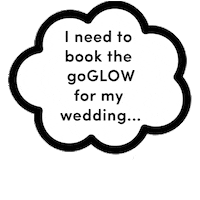 Wedding Touchup Sticker by goGLOW