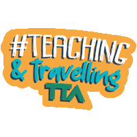 Travelling English Teacher Sticker by The TEFL Academy