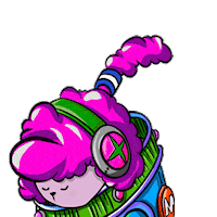 Meh Morning Sticker by Patrick Bezalel