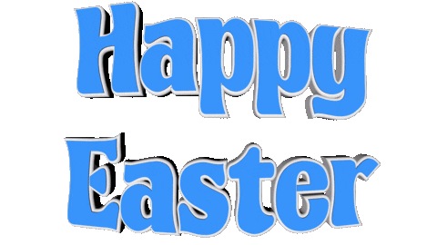 Easter Bunny Love Sticker by OpticalArtInc.