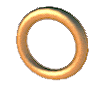 3D Gold Sticker