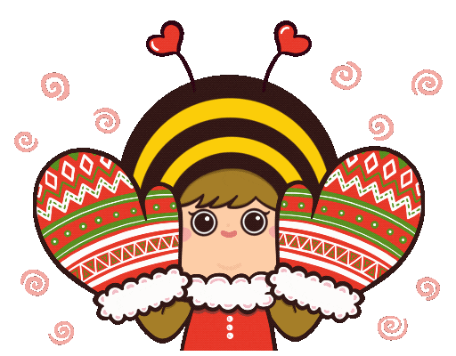 Happy New Year Christmas Sticker