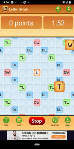 letterbombgame giphyupload game wordgame letterbomb GIF