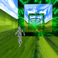 Running Man Ascii GIF by PERFECTL00P