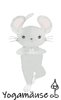 yoga_maeuse yogamaeuse yoga maeuse Sticker