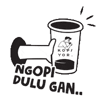 kopiyor coffee drink chill kopi Sticker