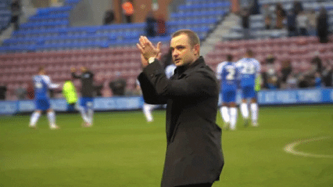 Shaun Maloney Applause GIF by Wigan Athletic